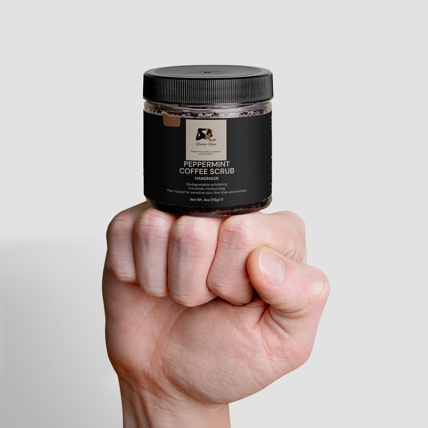 Peppermint Coffee Scrub