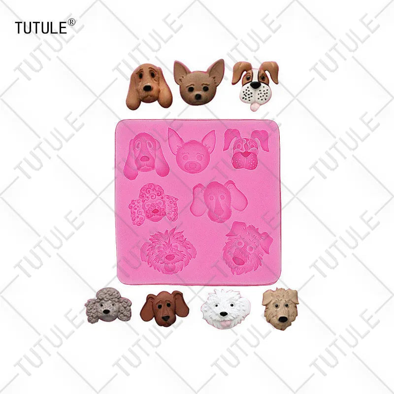 meerkat mold,Cake Tool FondantChocolateCandyClayCraftSoap Embeds,Cupcake Topper,Decorations,Meerkat,Warthog,Resin Dog head mold