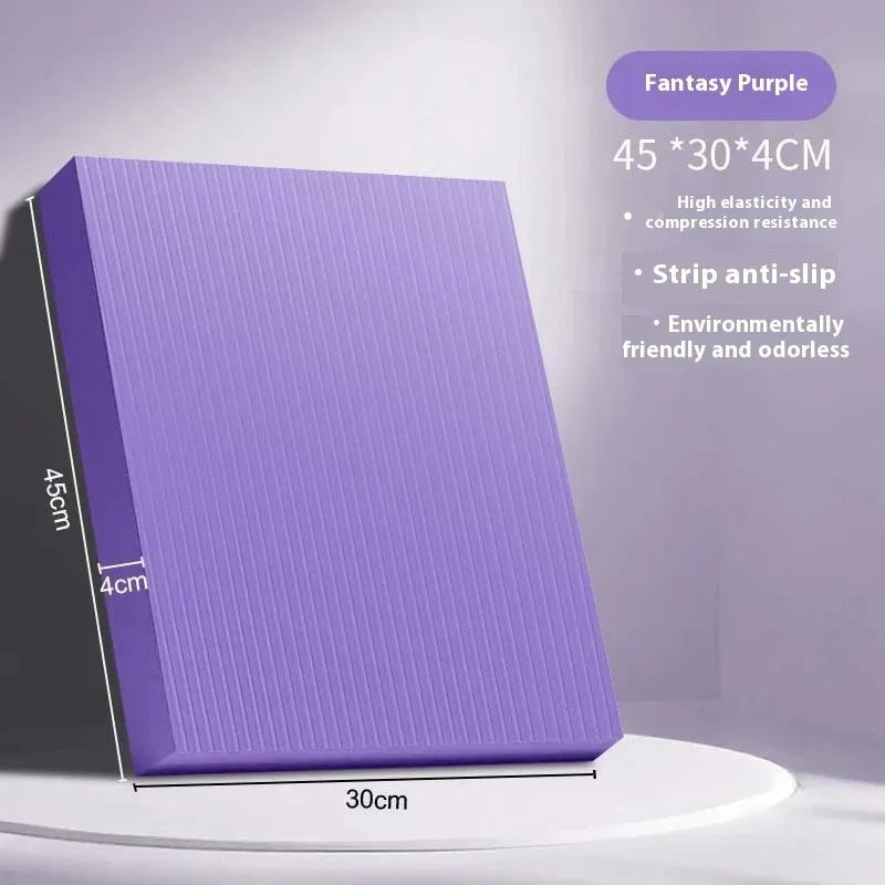 Yoga Mat Thicken Home Workout Balanced Gymnastics Mat Pilates Accessories Non-slip Abdominal Wheel Assisted Kneeling Pad Gym