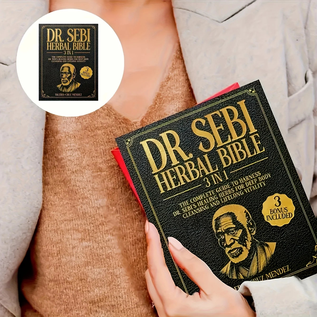 Dr. Sebi Herbal Bible 3-in-1: Detoxify and Cleanse Your Body with Dr. Sebi's Healing Herbs for Lasting Health and Vitality