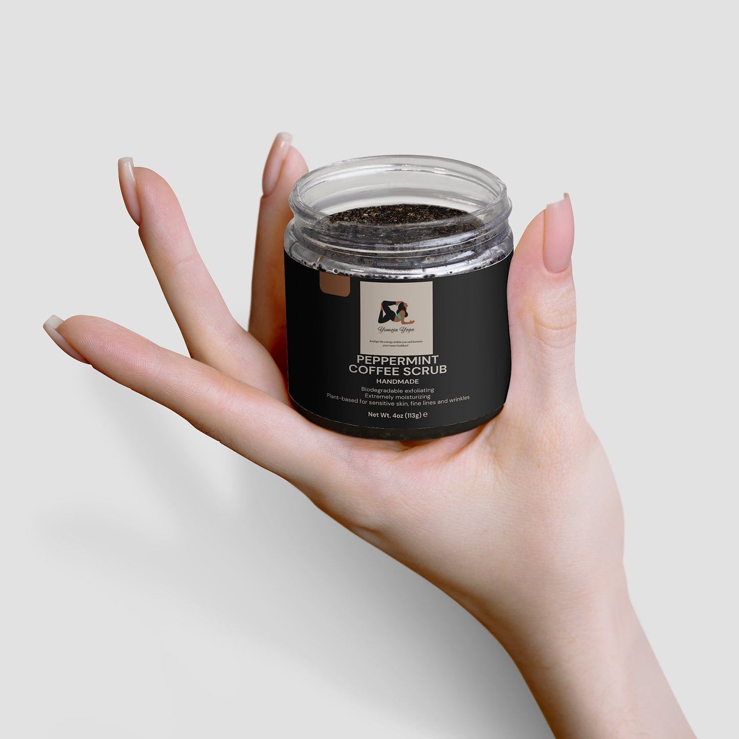 Peppermint Coffee Scrub