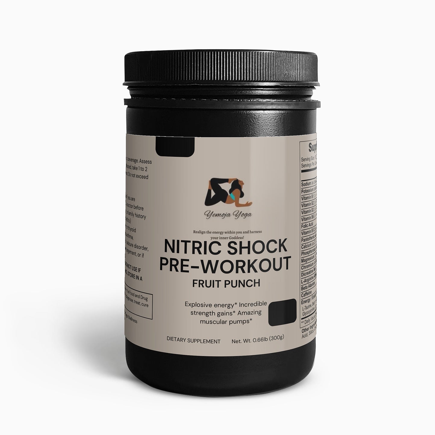Nitric Shock Pre-Workout Powder (Fruit Punch)
