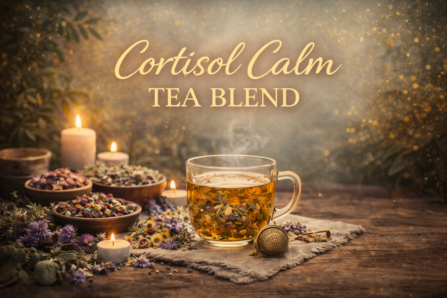 Herbal Tea Blend Recipe - Cortisol Calm
