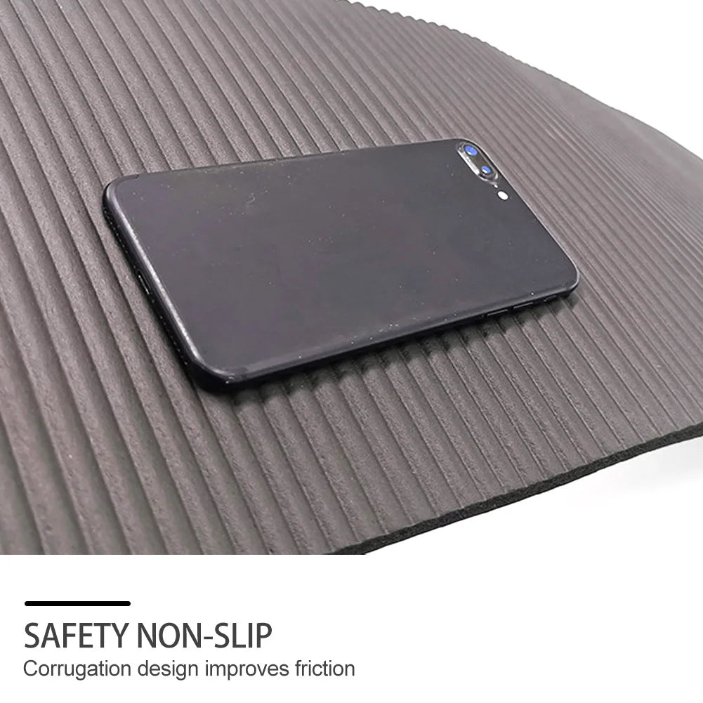 Yoga Mat 15MM Thick, Non-slip Fitness Pad For Yoga Exercise Pilates Meditation Gym Extra Thicken Exercise Durable Workout Mat