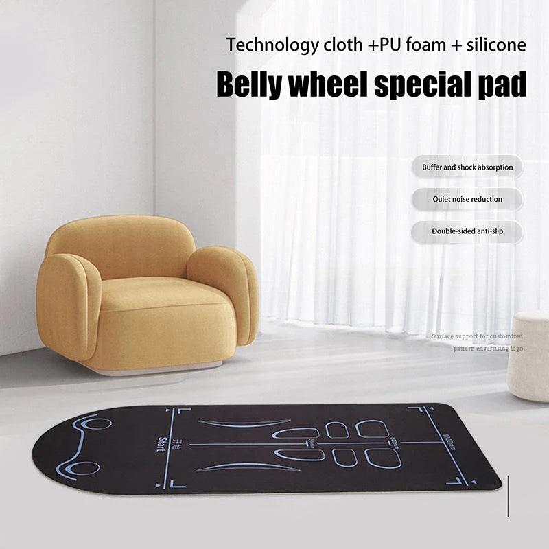 Yoga Mat for Men & Women, Non-Slip & Shock Absorbing, Ideal for Home Pilates, Floor Workouts