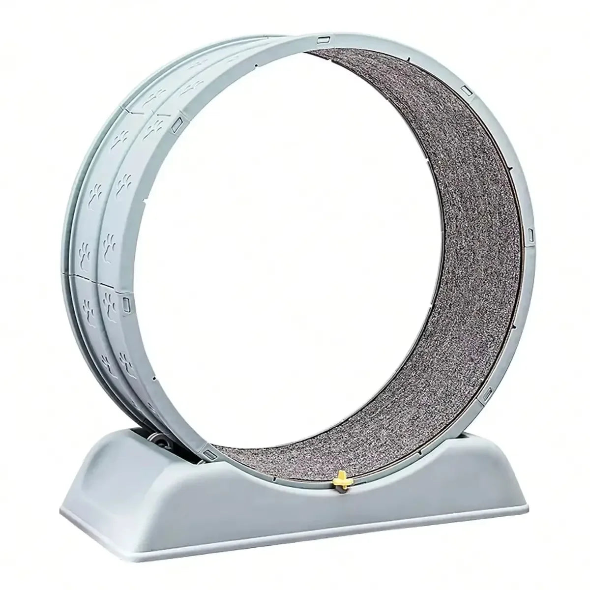 1pc Indoor Cat Roller Treadmill Silent Non-Electric Pet Exercise Wheel Cylindrical Tread Design Safe Ramp Promotes pet Health