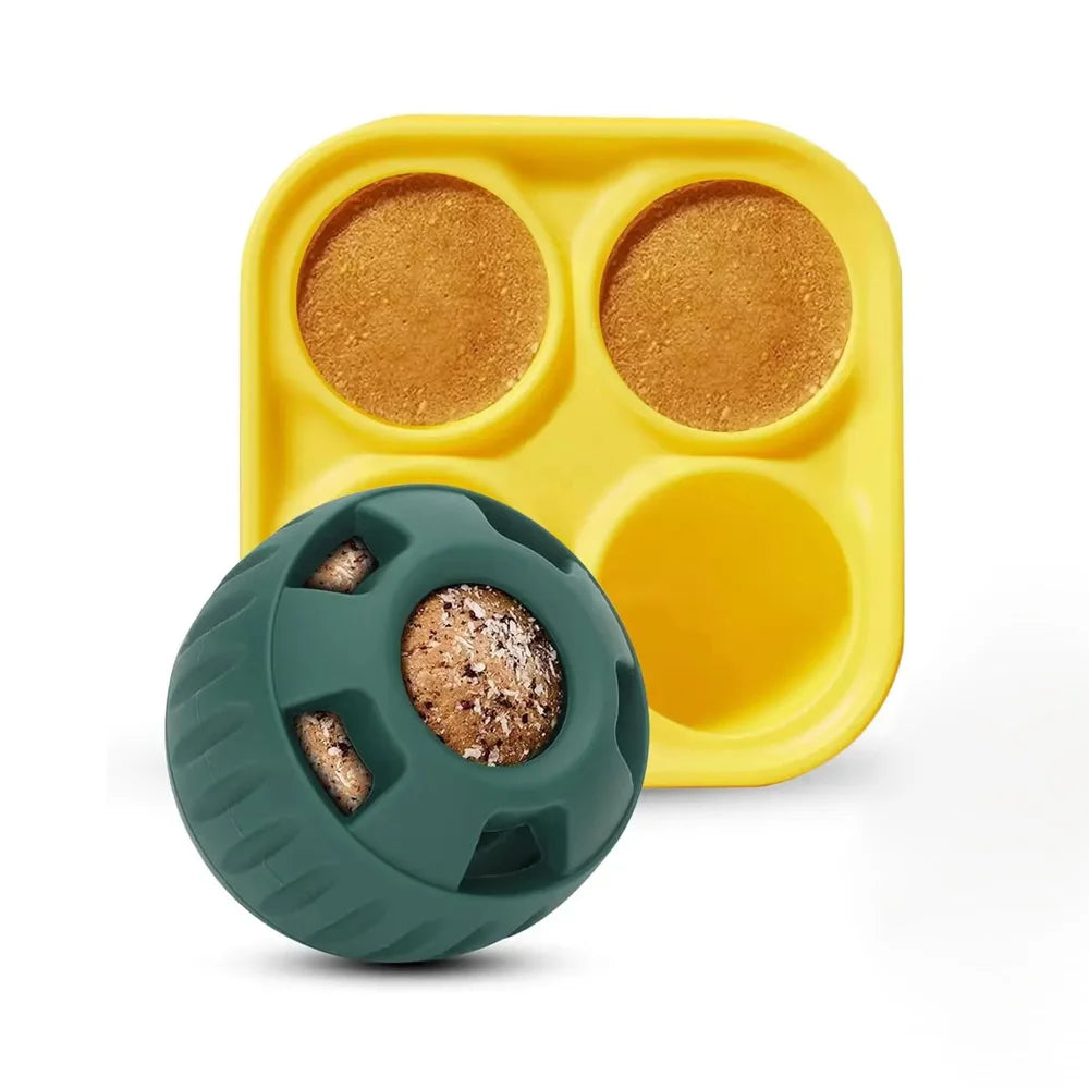 Treat Tray for Pupsicle Silicone Treat Mold for Dog Treats - Reusable Long-Lasting Interactive Dog Toys for Boredom