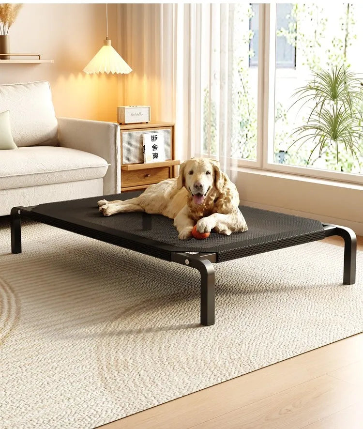 Dog Bed Summer Dogs Beds Breathable Camping Bed for Large Dog Sleeping Kennel Removable Dogs Washable Sofa Beds Pet Cushion Mat