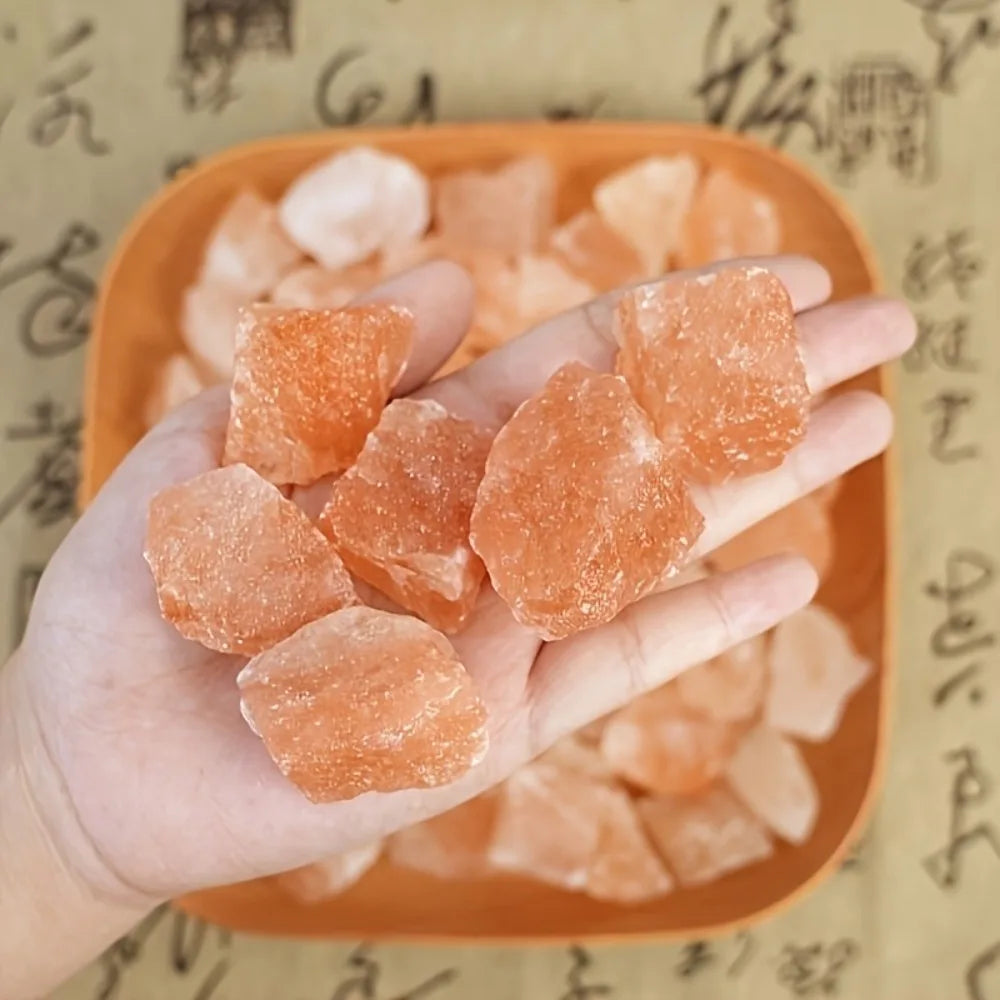 Natural Himalayan Salt Raw Stone Crystal Stone Aromatherapy Stone Essential Oil Diffuser Home Office Decoration Shape Random