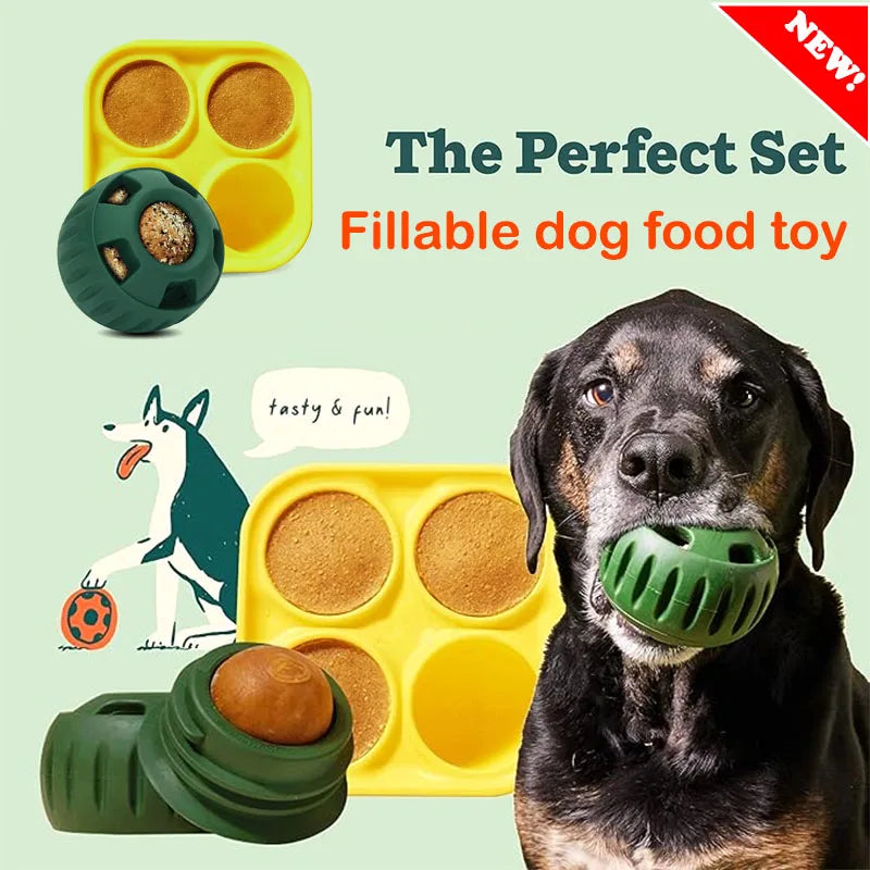 Treat Tray for Pupsicle Silicone Treat Mold for Dog Treats - Reusable Long-Lasting Interactive Dog Toys for Boredom