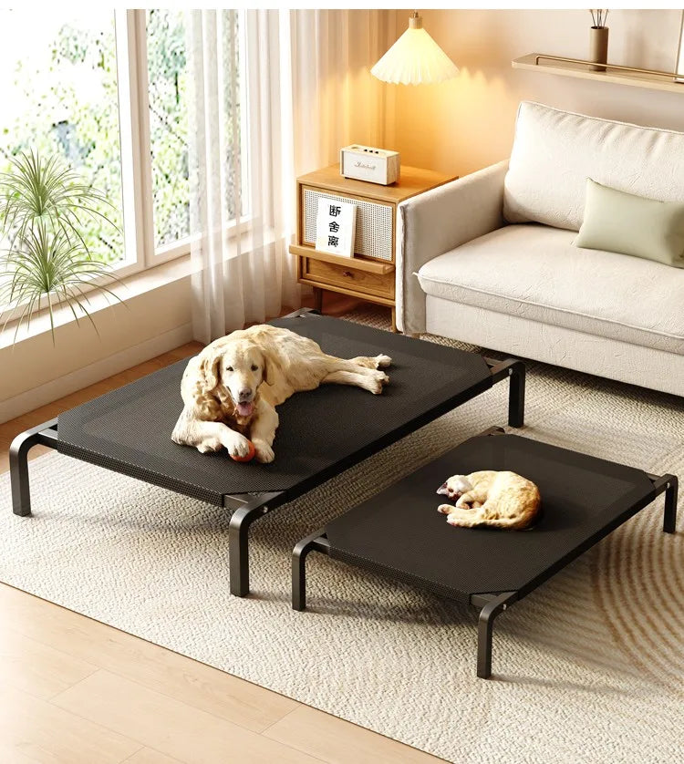 Dog Bed Summer Dogs Beds Breathable Camping Bed for Large Dog Sleeping Kennel Removable Dogs Washable Sofa Beds Pet Cushion Mat