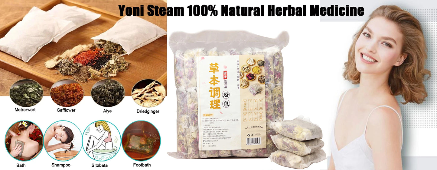 3pc/bag Ladies Yoni steam & Yoni steam Bidet Feminine Hygiene Yoni Steam Seat Chinese Herbal Yoni Steam SPA Women Vaginal Health