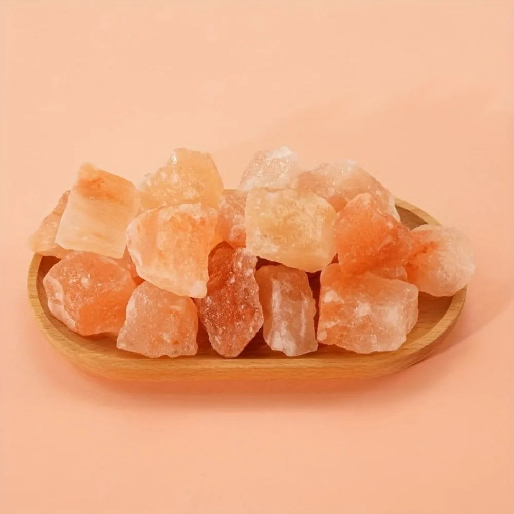 Natural Himalayan Salt Raw Stone Crystal Stone Aromatherapy Stone Essential Oil Diffuser Home Office Decoration Shape Random