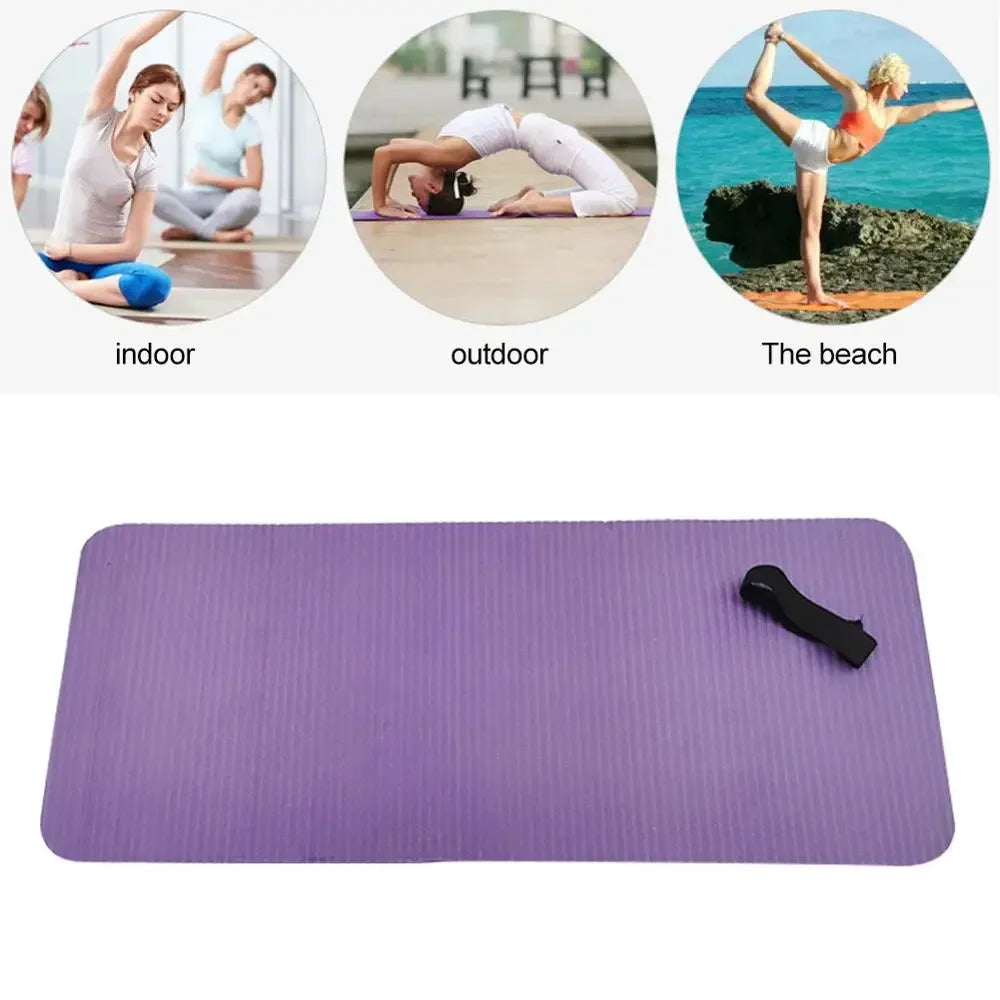 Yoga Mat 15MM Thick, Non-slip Fitness Pad For Yoga Exercise Pilates Meditation Gym Extra Thicken Exercise Durable Workout Mat