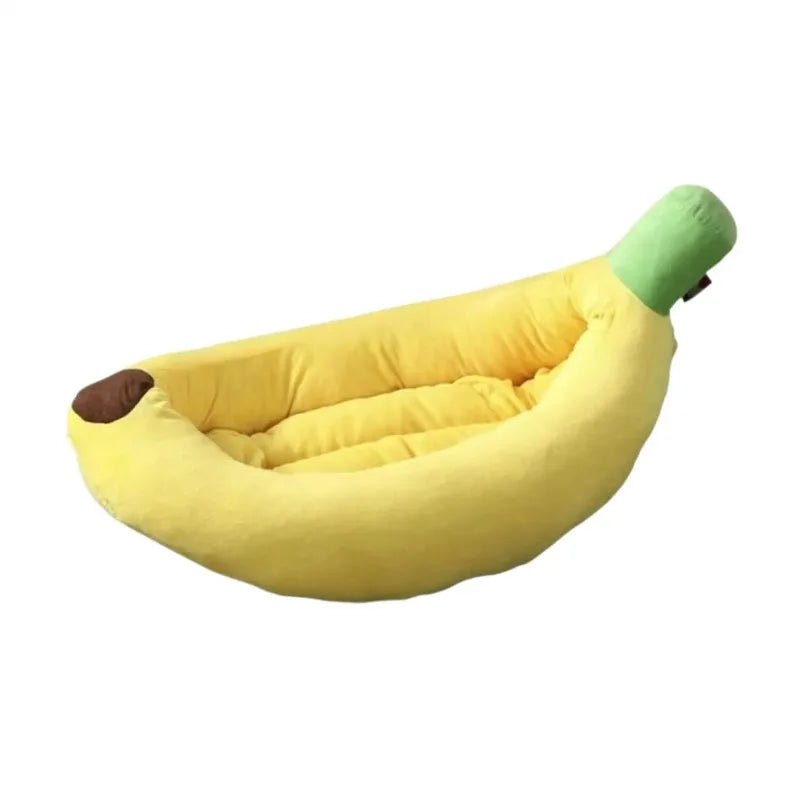Dog Nesting Bed Banana Shape Soft 47x28x13cm Comfortable Washable Pet Bed