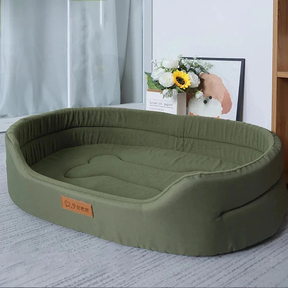 Dog Pet Beds Square Dog Bed For Large Dogs Dog Sofa Beds Waterproof Customized Pet Bed Inner Pad Washable Puppy Kennel Accessory