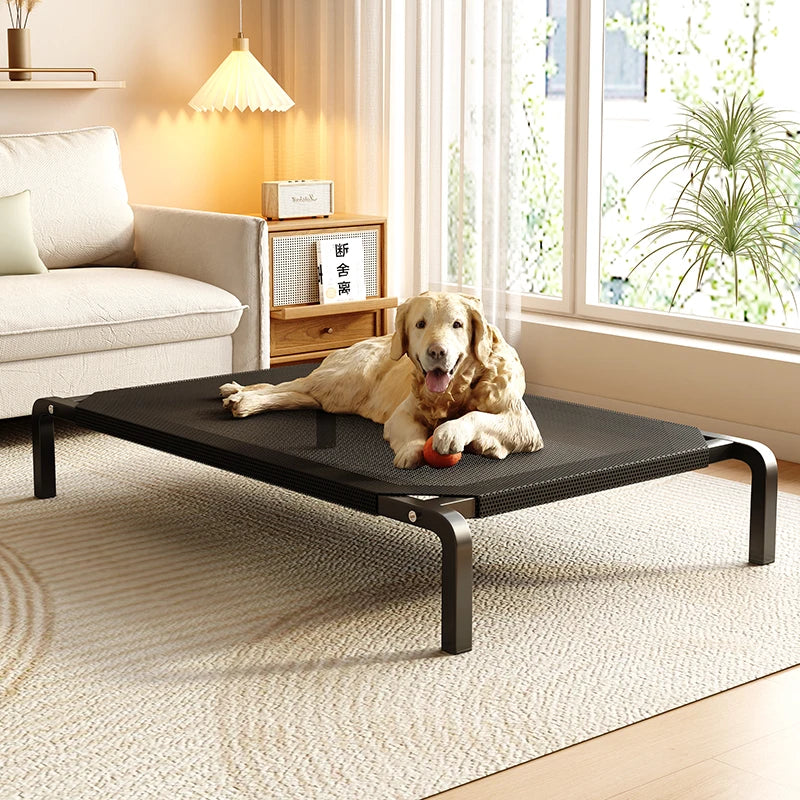 Dog Bed Summer Dogs Beds Breathable Camping Bed for Large Dog Sleeping Kennel Removable Dogs Washable Sofa Beds Pet Cushion Mat