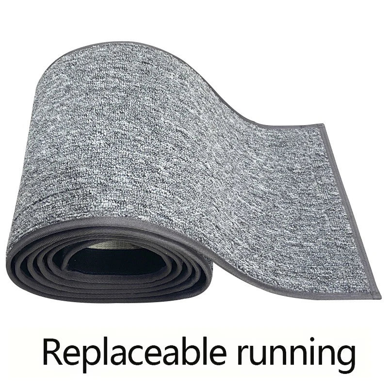 1pc Indoor Cat Roller Treadmill Silent Non-Electric Pet Exercise Wheel Cylindrical Tread Design Safe Ramp Promotes pet Health