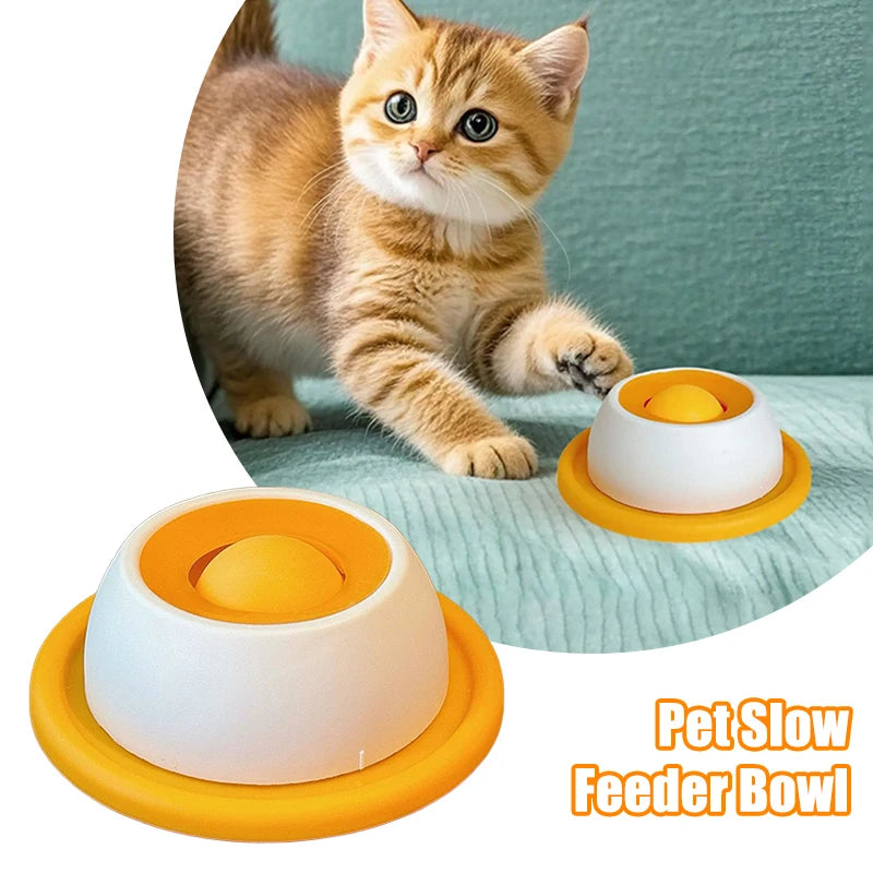 Pet Lick Mat Interactive Licking Slow Feeder Bowl Interactive Anti-Slip Snack Bowl Promotes Health Detachable And Easy To Clean