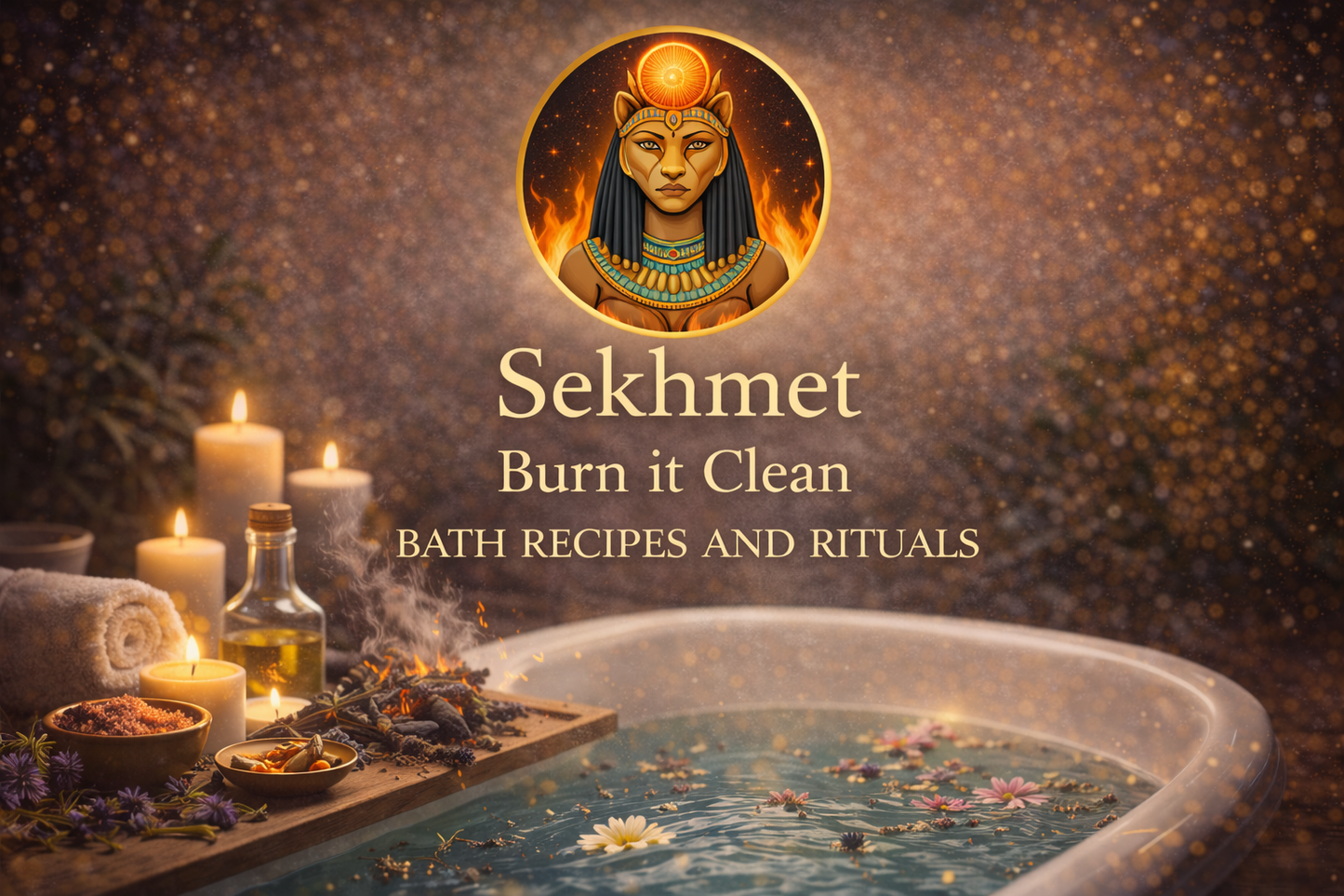 Bath Recipes and Rituals - Sekhmet, Burn it Clean