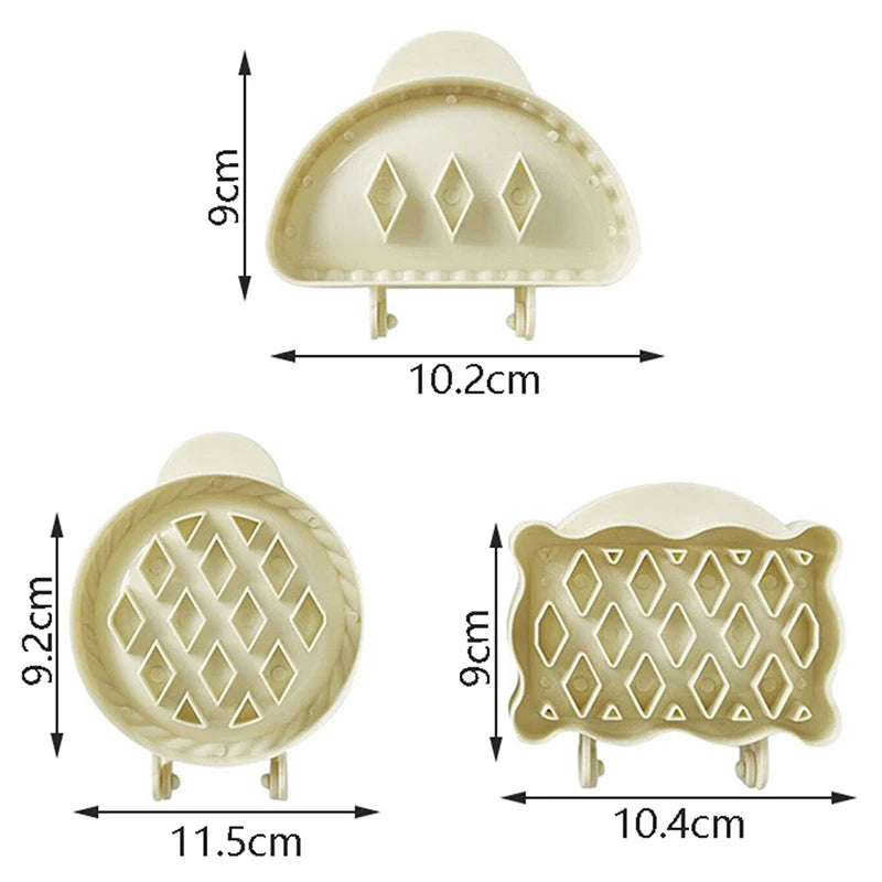 1pcs Dessert Mold Easy To Clean Not Sticky Baking Anti-deformed Classic Mini Hand Pie Molds Kitchen Tool Accessories For Bakery