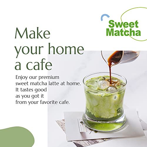 Organic Sweet Matcha Green Tea Powder, Sugar Free [For Lattes, Smoothies or Baking] Authentic Korean Matcha from Boseong 5.3 oz, Ocean Breeze