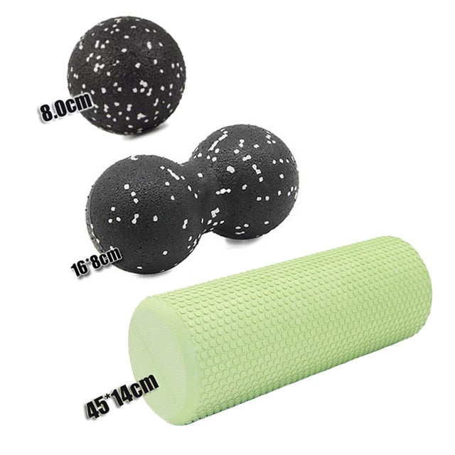 30/45/60CM Yoga Foam High-density EVA Muscle Roller