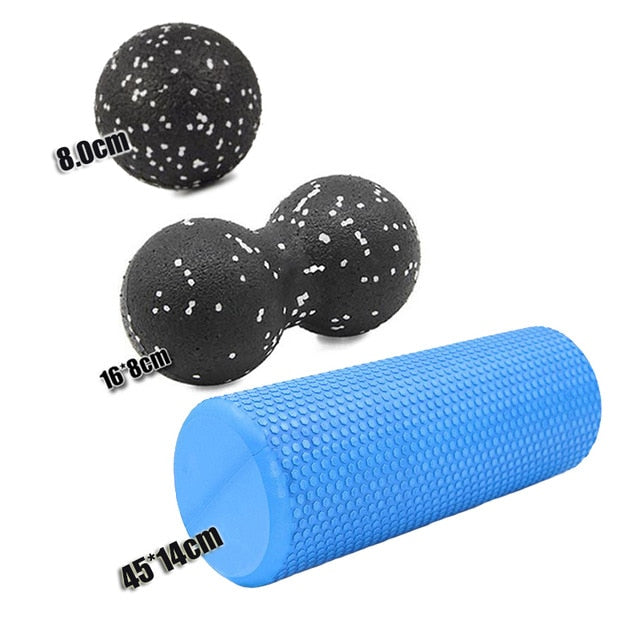 30/45/60CM Yoga Foam High-density EVA Muscle Roller