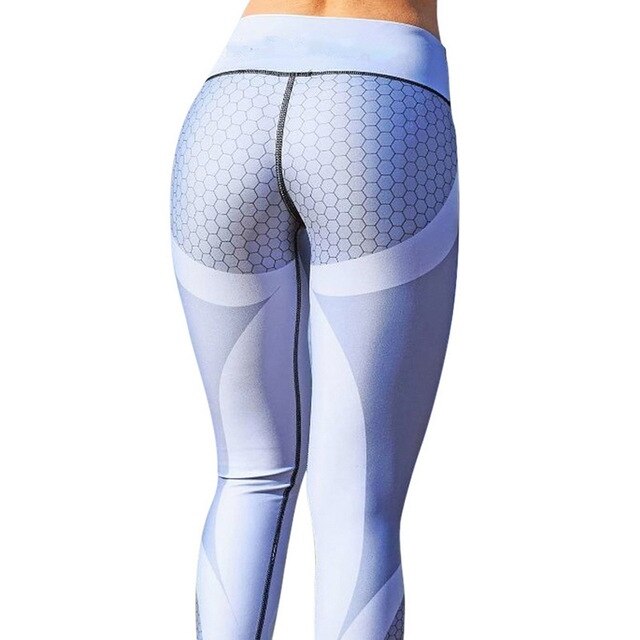 Vertvie Letter Printed Yoga Pants