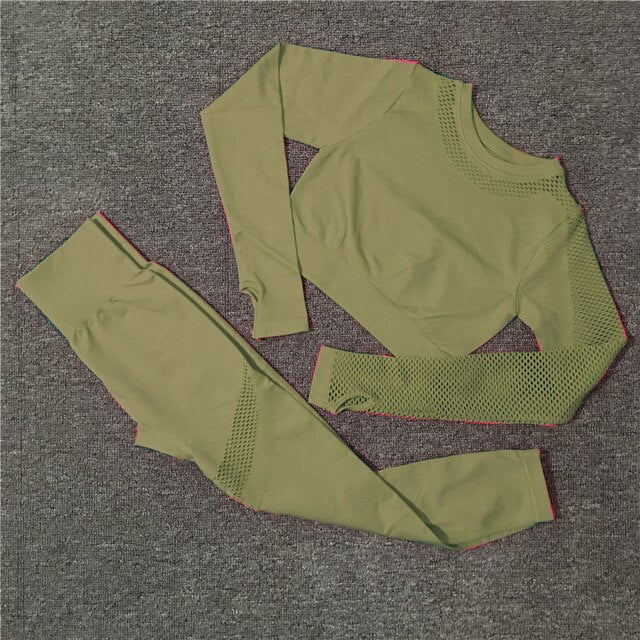 CEODOGG Seamless Workout Yoga Sets