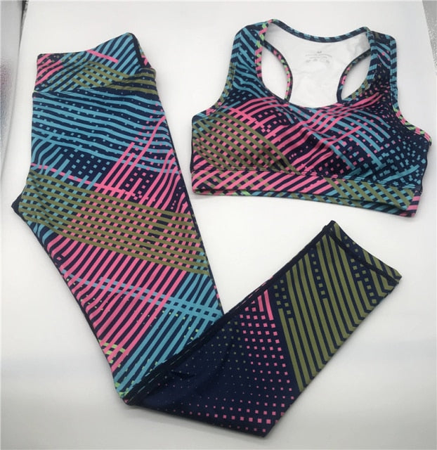 Yoga Set Sports Leggings Tracksuit